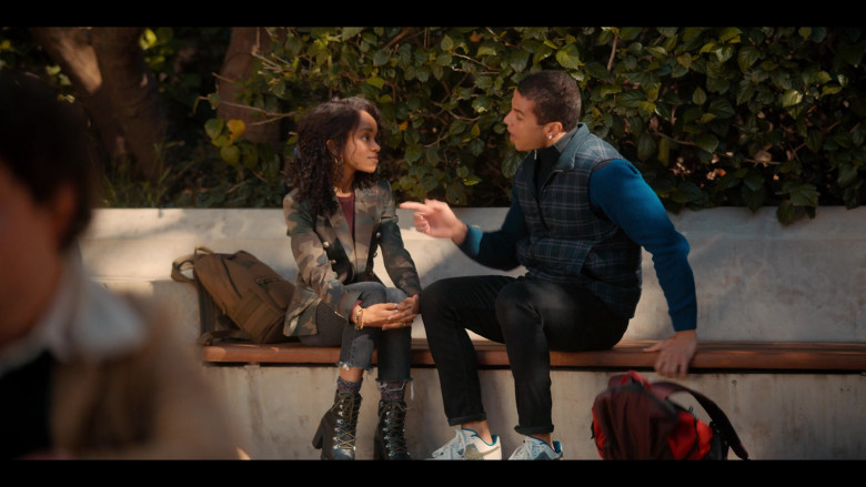 Nike Men's Sneakers of Mason Gooding as Andrew Spencer in Love, Victor S03E08 Brave (2022)