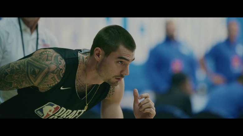 Nike NBA Tee Worn by Juancho Hernangomez as Bo Cruz in Hustle Movie (1)