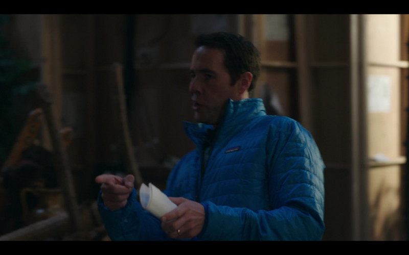 Patagonia Men's Jacket in Rutherford Falls S02E05 "Adirondack S3" (2022)