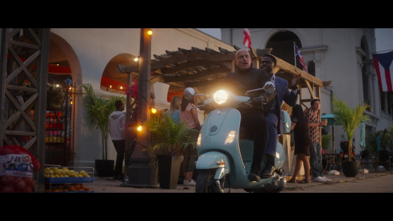 Piaggio Vespa Scooter Used by Kevin Hart as Teddy & Woody Harrelson as Randy in The Man from Toronto (2022)