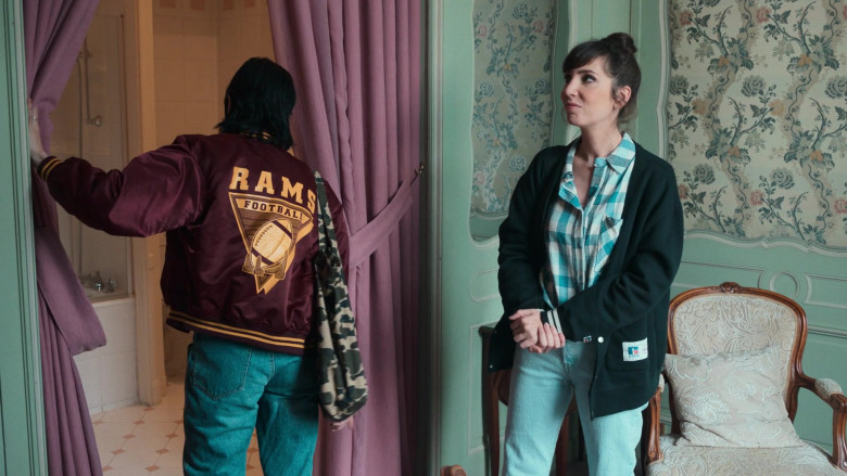 Russell Athletic Women's Jacket in Irma Vep S01E02 The Ring That Kills (2022)