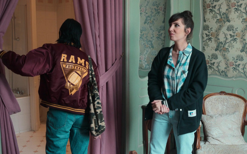 Russell Athletic Women’s Jacket in Irma Vep S01E02 The Ring That Kills (2022)