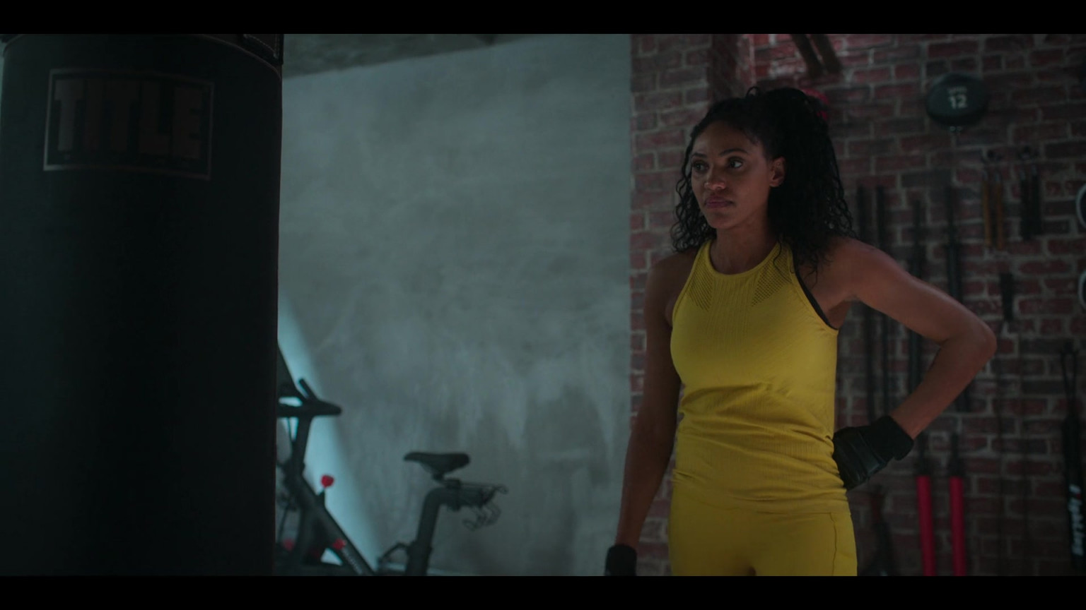 Title Boxing Equipment Of Aubin Wise As Talia In First Kill S01E05