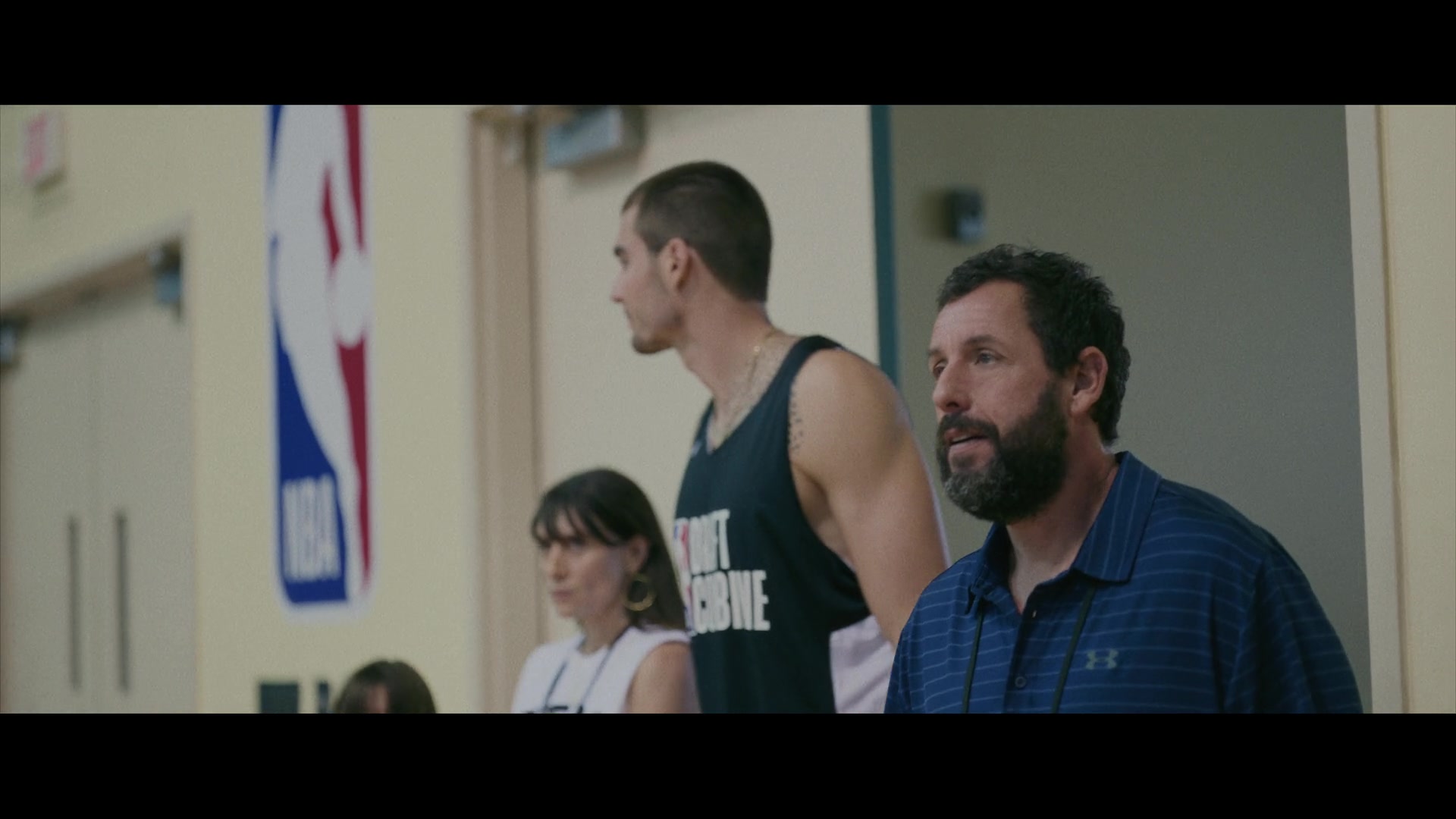 Under Armour Shirts Of Adam Sandler As Stanley Sugarman In Hustle (2022)