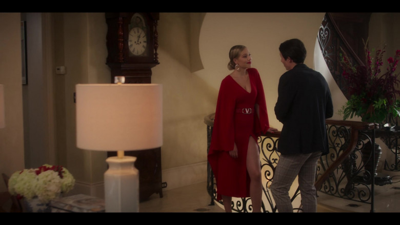 Valentino Red Dress Belt Worn by Gracie Dzienny as Elinor in First Kill S01E05 First Love (1)