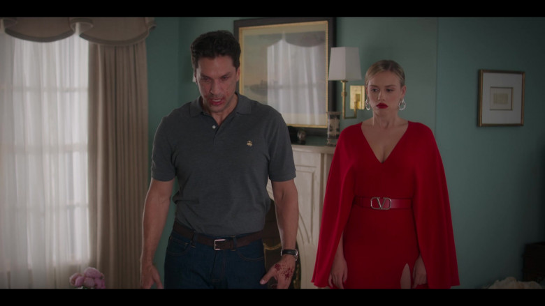 Valentino Red Dress Belt Worn by Gracie Dzienny as Elinor in First Kill S01E05 First Love (3)