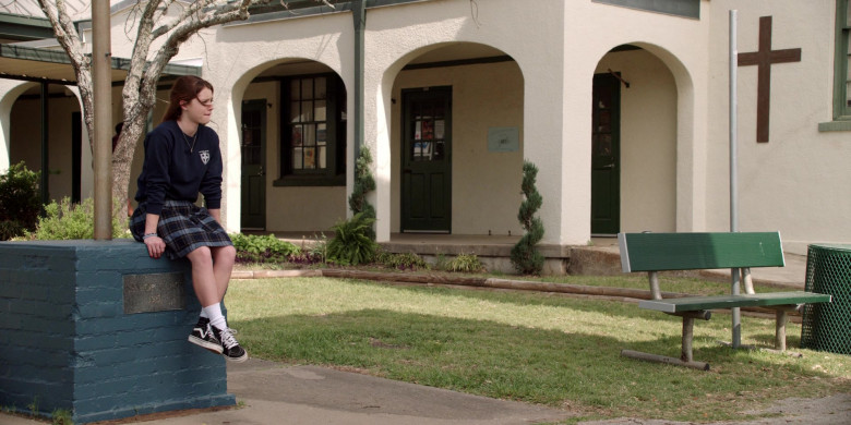 Vans Sneakers of Violet Brinson as Stella Walker in Walker S02E17 Torn (1)