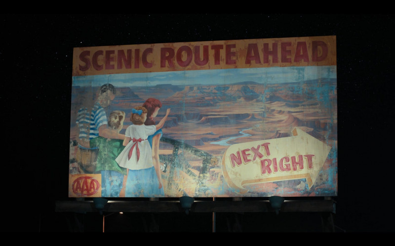 AAA Not-for-Profit Organization Billboard in Stranger Things S04E09 Chapter Nine The Piggyback (2022)