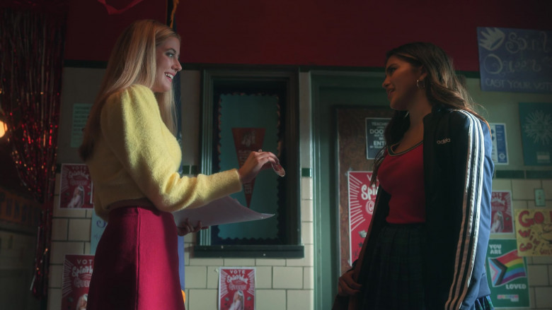 Adidas Women's Jacket of Maia Reficco as Noa Olivar in Pretty Little Liars Original Sin S01E01 Chapter One Spirit Week (3)