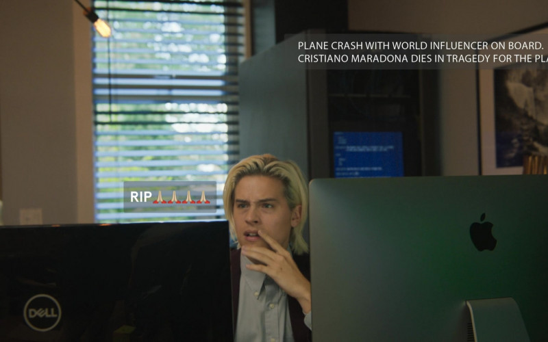 Apple iMac PC and Dell Monitor Used by Dylan Sprouse as Jake in My Fake Boyfriend (2)