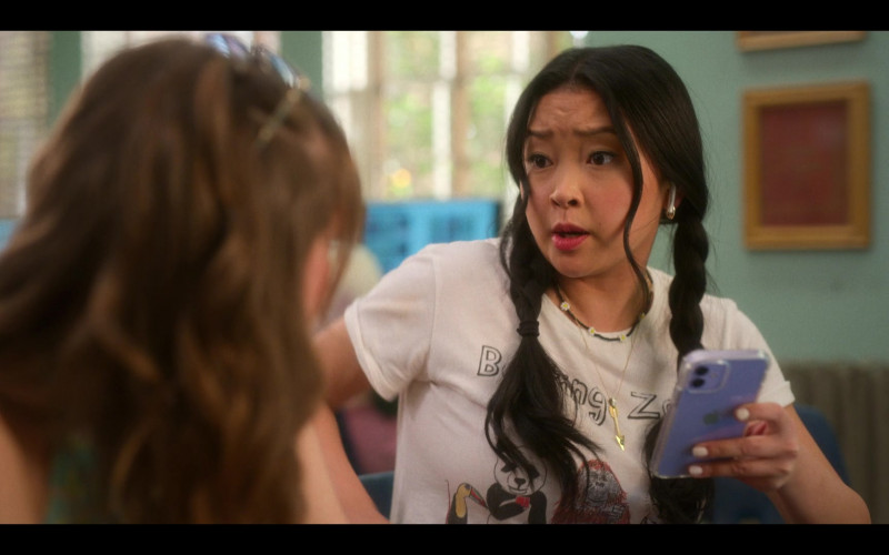 Apple iPhone Smartphone Used by Lana Condor as Erika in Boo, Bitch S01E05 Fake Bitch (2022)