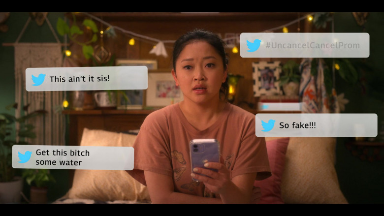 Apple iPhone Smartphone and Twitter Used by Lana Condor as Erika in Boo, Bitch S01E07 Bad Bitch (1)