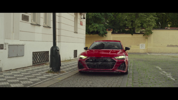 Audi RS 7 Red Sports Car in The Gray Man 2022 Movie (9)