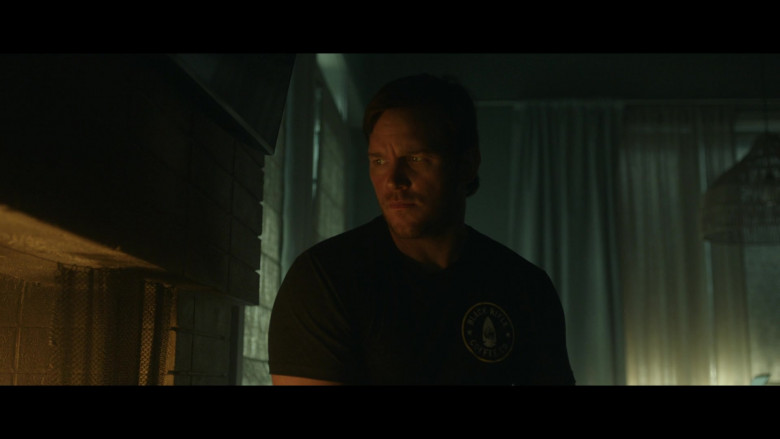 Black Rifle Coffee Company T-Shirt Worn by Chris Pratt as Lt. Commander James Reece in The Terminal List S01E03