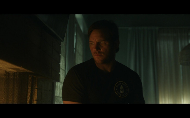 Black Rifle Coffee Company T-Shirt Worn by Chris Pratt as Lt. Commander James Reece in The Terminal List S01E03