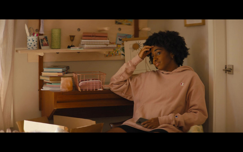 Champion Women's Hoodie Worn by Ayo Edebiri in Hello, Goodbye and Everything in Between (2022)
