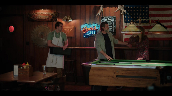Coors Light Neon Sign and Jack Daniel's Poster in Virgin River S04E11 Once Again (2022)