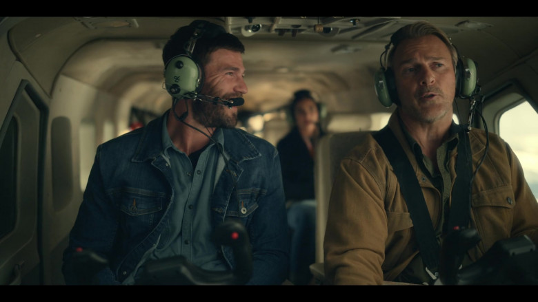 David Clark Aviation Headset of Austin Stowell in Keep Breathing S01E01 Arrivals (2)
