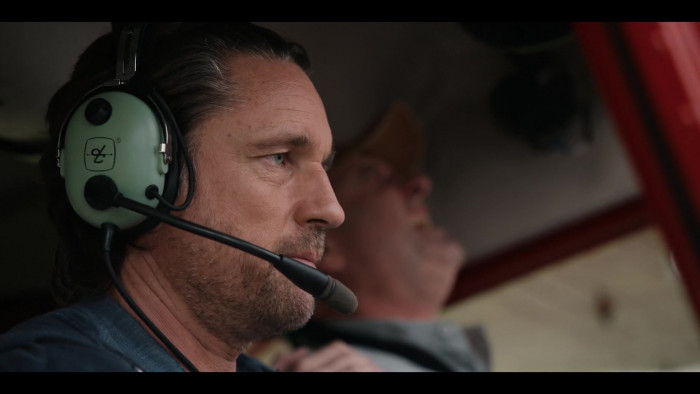 David Clark Aviation Headset of Martin Henderson as Jack Sheridan in Virgin River S04E05 Mayday (1)