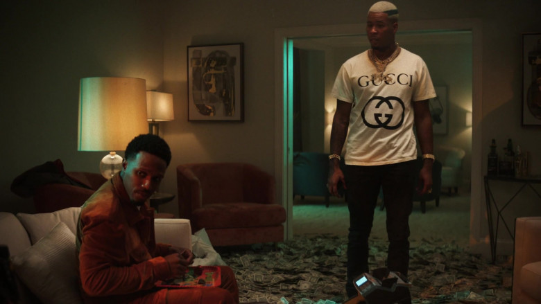 Gucci Men's T-Shirt in P-Valley S02E05 White Knights (2022)