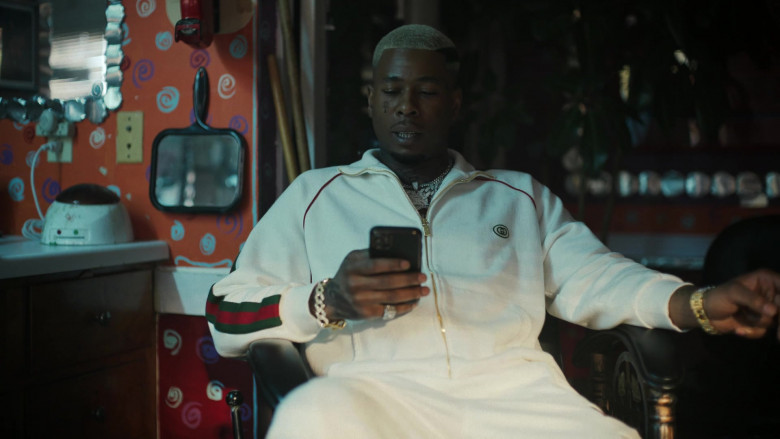 Gucci Men’s Tracksuit in P-Valley S02E06 Savage (1)