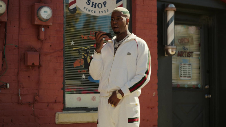 Gucci Men’s Tracksuit in P-Valley S02E06 Savage (2)