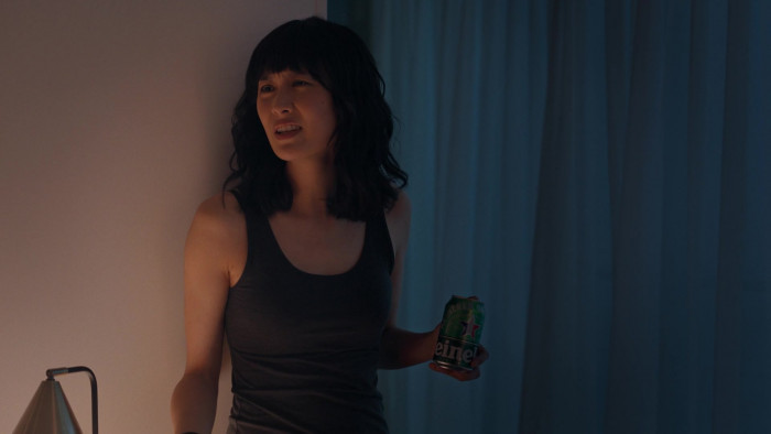Heineken Beer Can Held by Actress in Irma Vep S01E07 The Spectre (1)