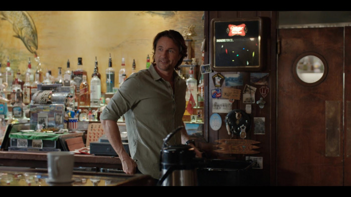 Miller High Life Beer Sign in Virgin River S04E01 Be My Baby (2022)