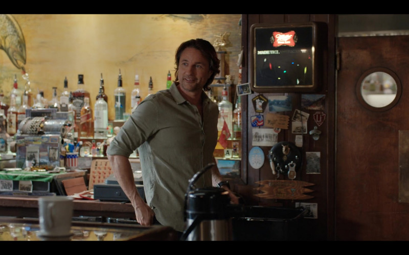 Miller High Life Beer Sign in Virgin River S04E01 Be My Baby (2022)