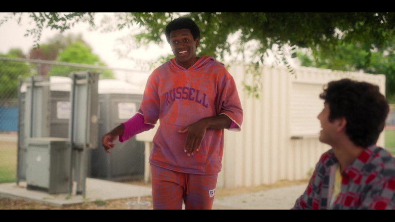 Russell Athletic Hoodie and Shorts in Boo, Bitch S01E03 Payback's a Bitch (2022)