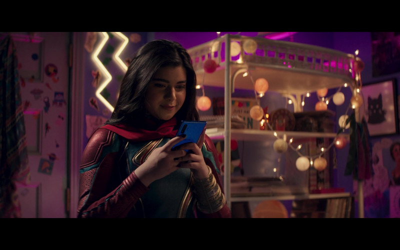 Samsung Galaxy Smartphone Used by Iman Vellani as Kamala Khan in Ms. Marvel S01E06 No Normal (2022)