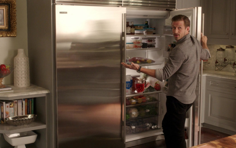 Sub-Zero Refrigerator in Dynasty S05E16 "My Family, My Blood" (2022)