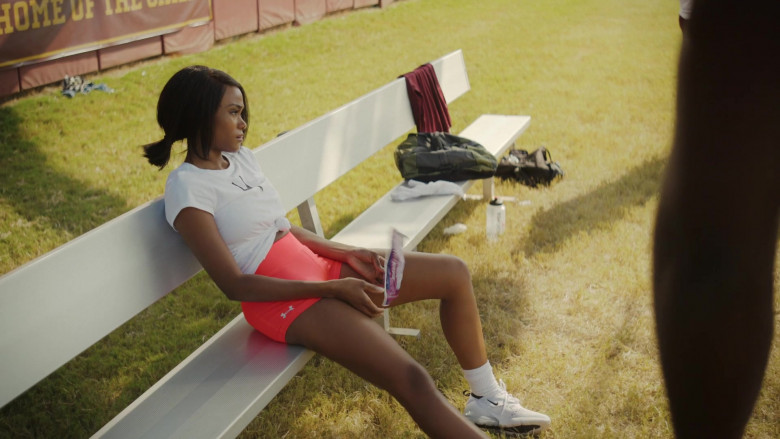 Under Armour Women's Shorts and Nike Sneakers in P-Valley S02E05 White Knights (2022)