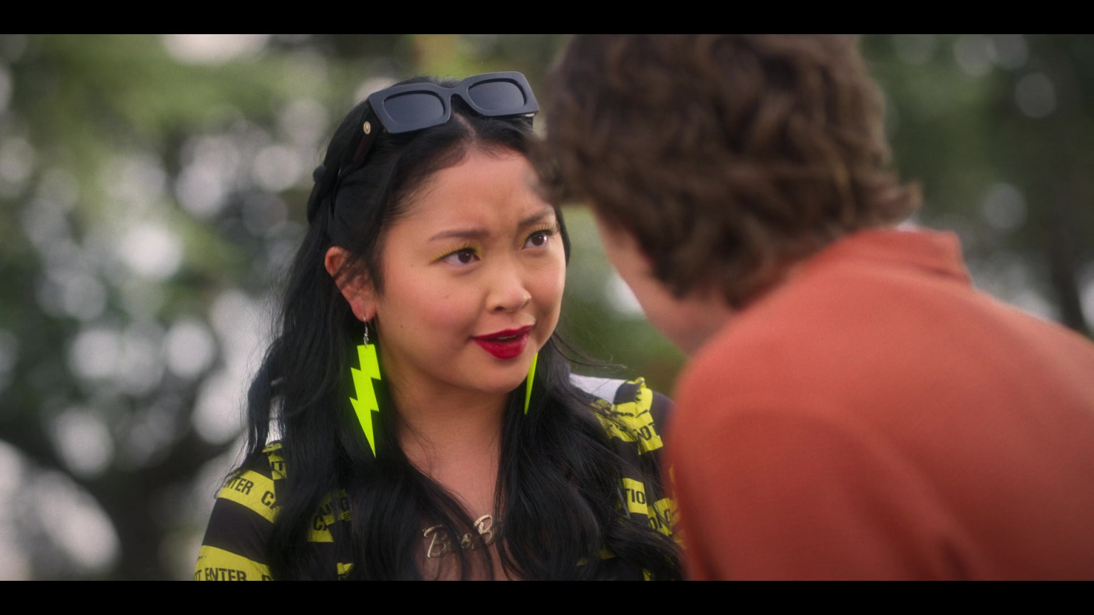 Versace Women's Sunglasses Of Lana Condor As Erika In Boo, Bitch S01E07 ...