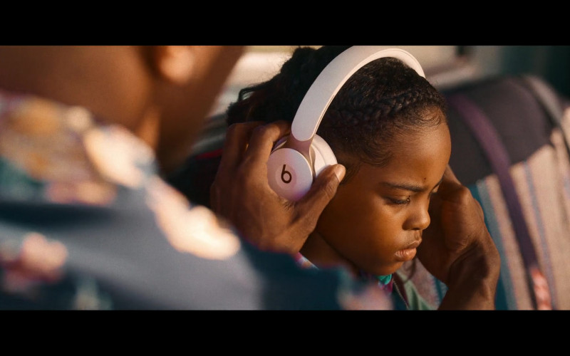 Beats Headphones of Zion Broadnax as Paige in Day Shift Movie (1)