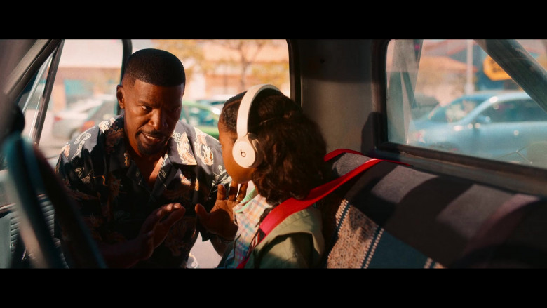 Beats Headphones of Zion Broadnax as Paige in Day Shift Movie (2)