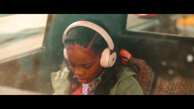 Beats Headphones of Zion Broadnax as Paige in Day Shift Movie (3)