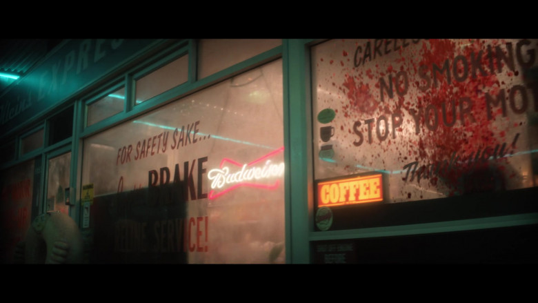 Budweiser Beer Neon Sign in The Sandman S01E04 A Hope in Hell (2)
