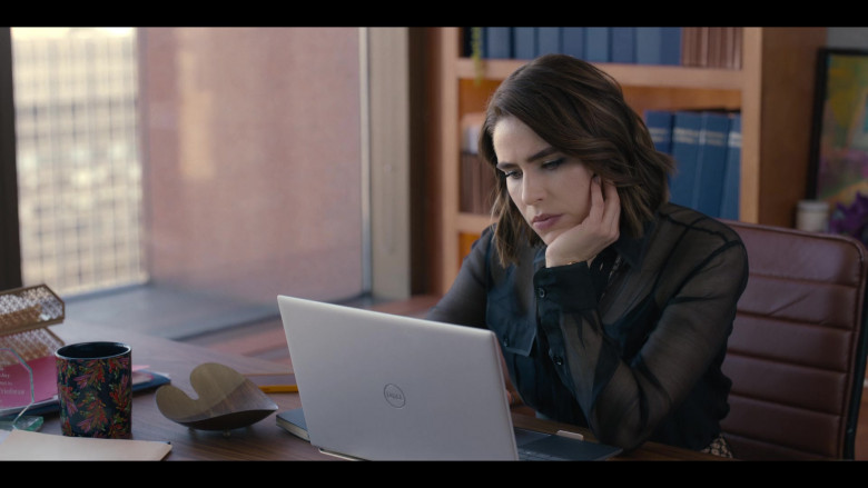 Dell Laptop of Alexandra Turshen as Rachel Friedman in Partner Track S01E09 TV Show (1)