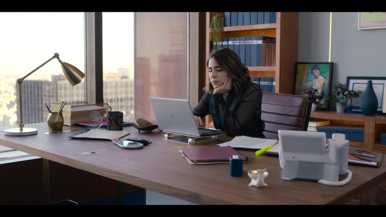 Dell Laptop of Alexandra Turshen as Rachel Friedman in Partner Track S01E09 TV Show (2)