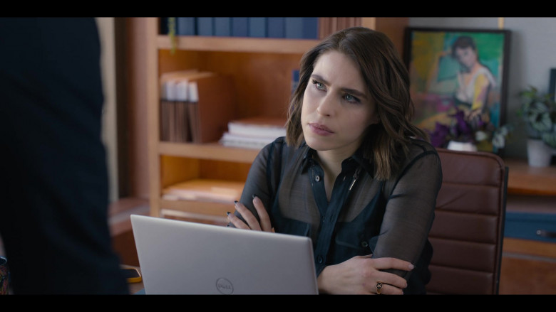 Dell Laptop of Alexandra Turshen as Rachel Friedman in Partner Track S01E09 TV Show (3)
