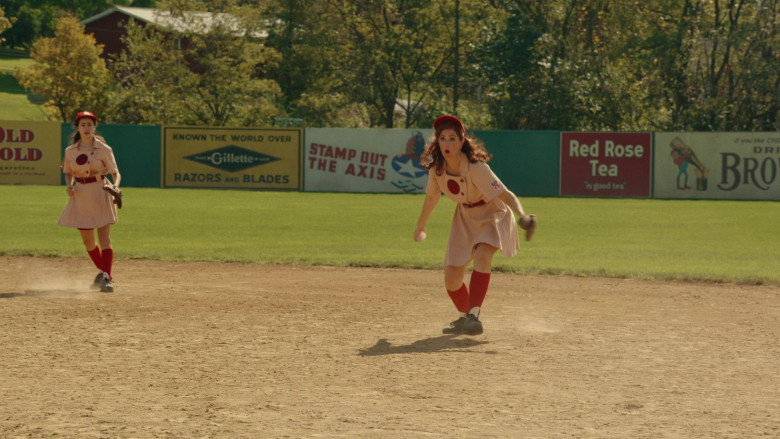 Gillette Razors and Blades Billboard and Red Rose Tea Billboard in A League of Their Own S01E08 Perfect Game (2)