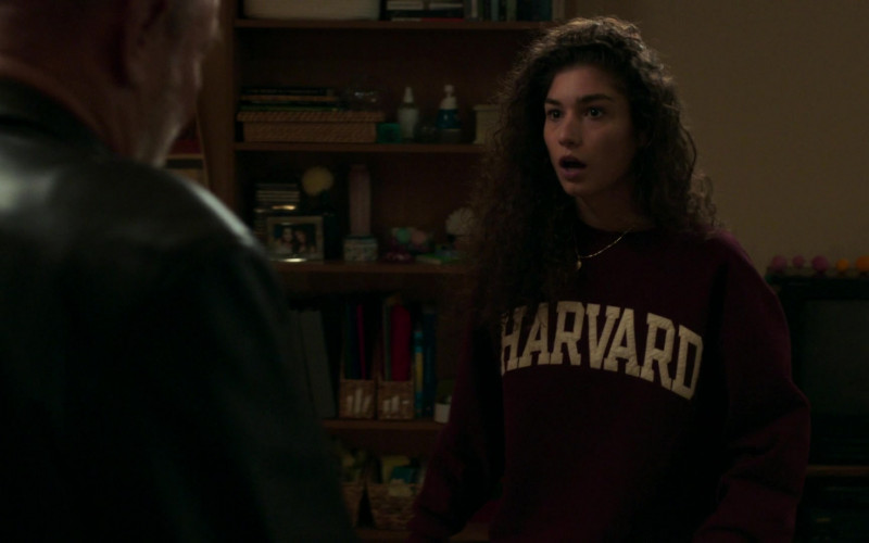Harvard University Sweatshirt in City on a Hill S03E01 Gods and Monsters (2022)