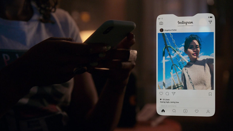 Instagram Social Network in Good Trouble S04E13 A Penny With a Hole In It (1)