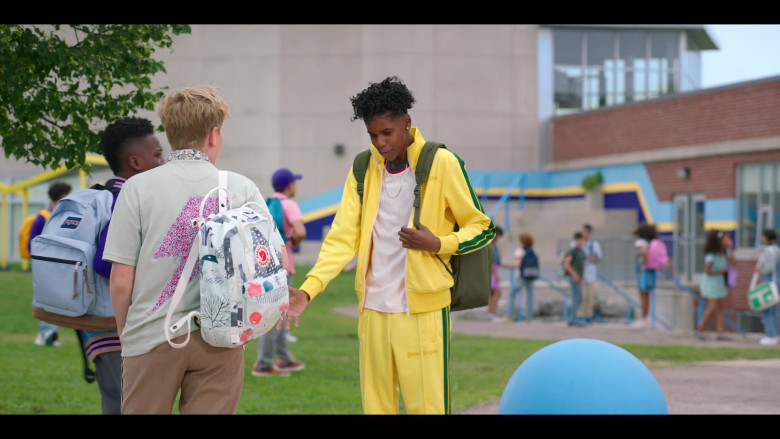 JanSport and Fjallraven Kanken Backpacks, Palm Angels Yellow Tracksuit in 13 The Musical (2022)
