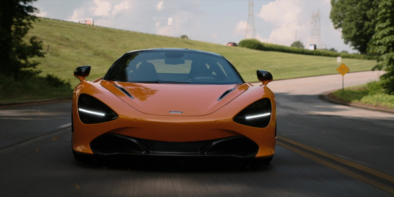 McLaren Orange Sports Car In Tom Swift S01E10 