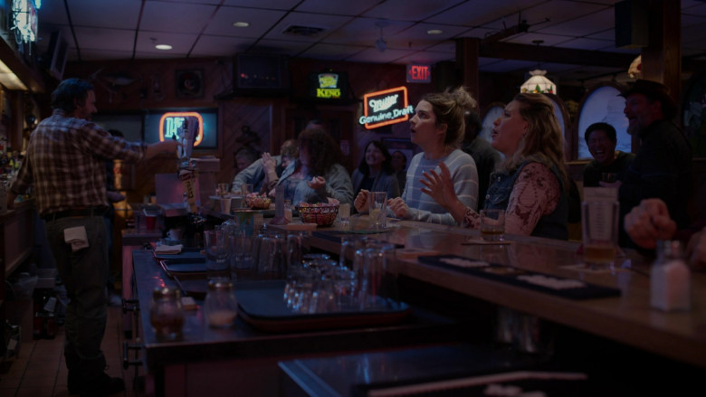 Miller Genuine Draft Beer Sign in Kevin Can Fk Himself S02E01 Mrs. McRoberts Is Dead (2)
