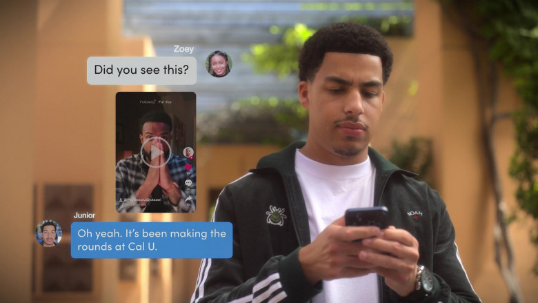 Noah NY Men's Jacket Worn by Marcus Scribner as Andre Johnson, Jr. in Grown-ish S05E04 Look What U Started (1)