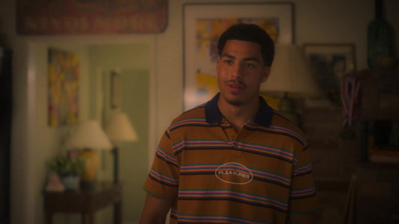 Pleasures Men's Shirt Worn by Marcus Scribner as Andre Johnson, Jr. in Grown-ish S05E04 Look What U Started