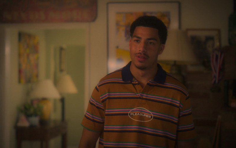 Pleasures Men’s Shirt Worn by Marcus Scribner as Andre Johnson, Jr. in Grown-ish S05E04 Look What U Started